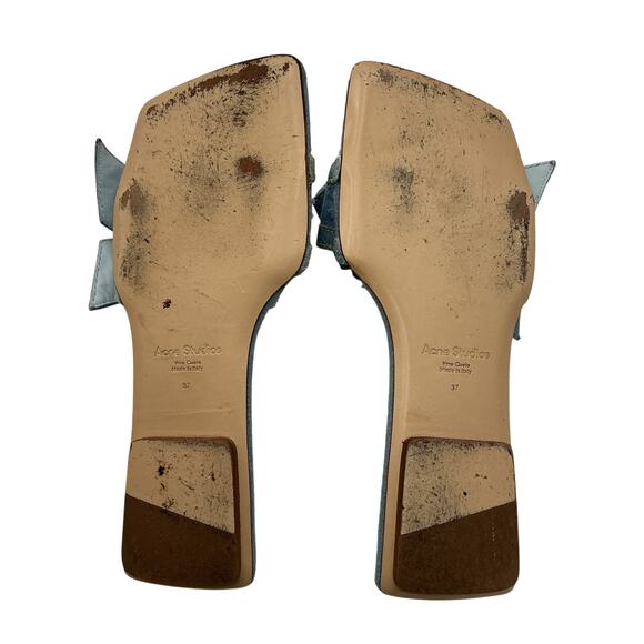 Acne Studios Denim Blue Musubi Sandals Size 37 EU / 7 US - Picture 6 of 6